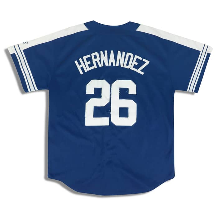 1998-00 New York Yankees Hernandez #26 Starter Jersey L