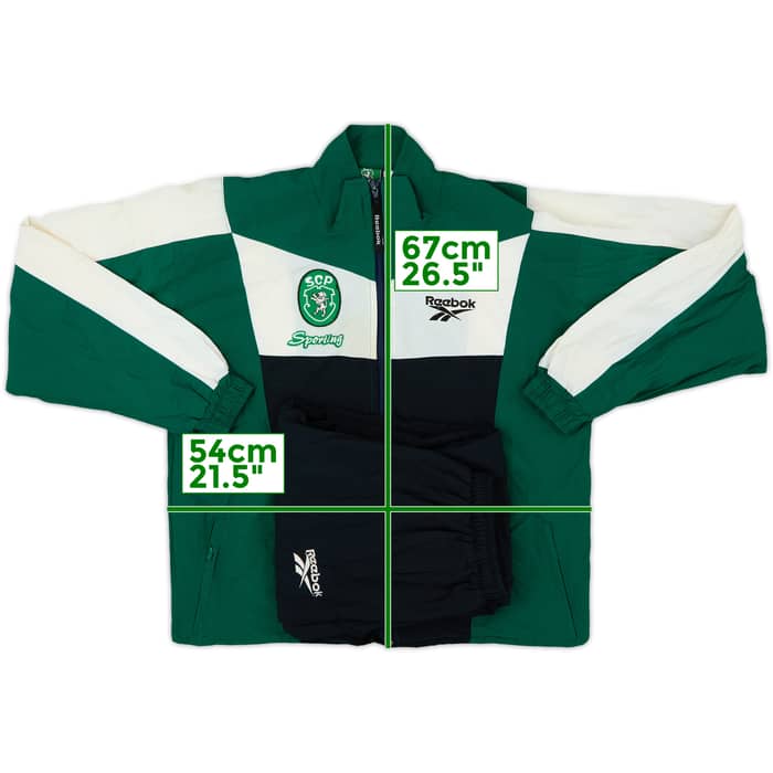 1998-99 Sporting CP Reebok Chándal - 8/10 - (L. Niños)