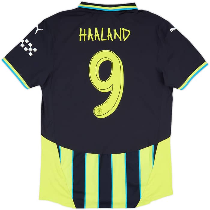 2024-25 Manchester City Authentic Away Shirt Haaland #9