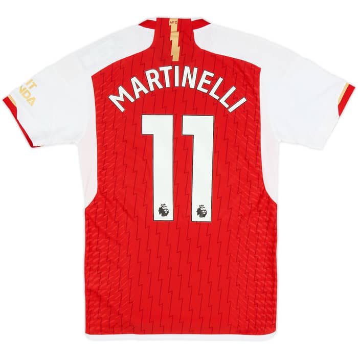 2023-24 Arsenal Authentic Home Shirt Martinelli #11 (S)