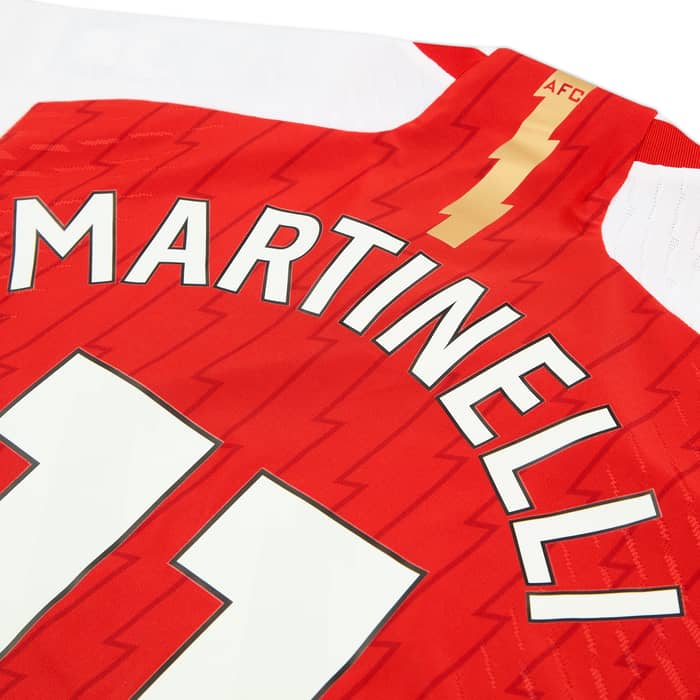 2023-24 Arsenal Authentic Home Shirt Martinelli #11 (S)