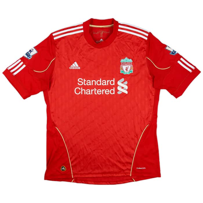 2010-12 Liverpool Home Shirt Carroll #9 - 6/10 - (L)