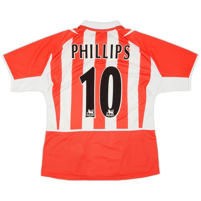 2002-04 Sunderland Home Shirt Phillips #10 - 8/10 - (M)