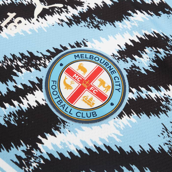2021-22 Melbourne City Match Issue Pre-Match Shirt # - 8/10