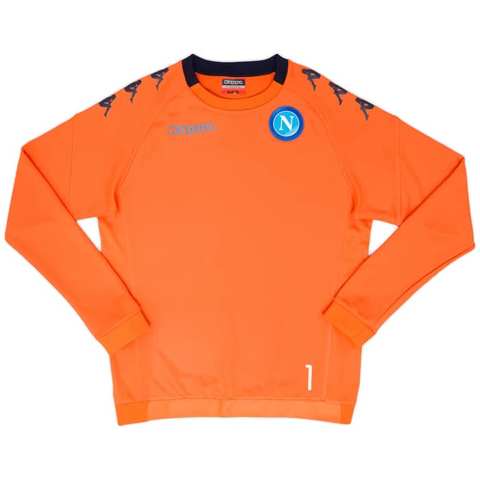 2017-18 Napoli Player Issue Training Top # - 7/10