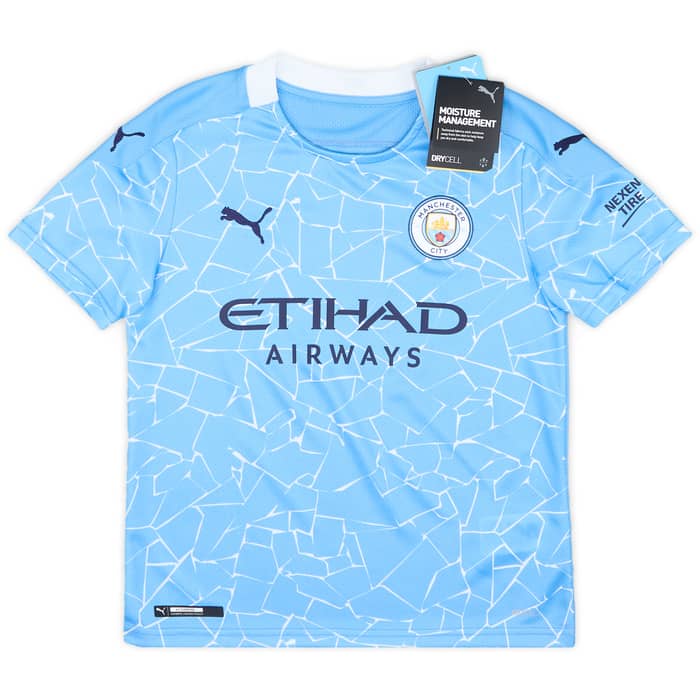 2021-22 Manchester City Home Shirt (M.Kids)