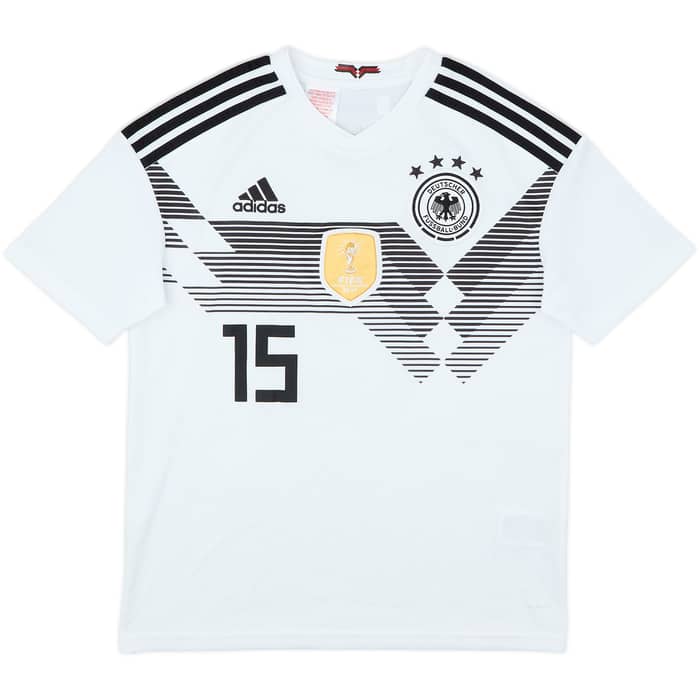 2018-19 Germany Home Shirt Constantin #15 - 9/10 - (L.Boys)