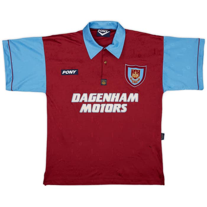 1995-97 West Ham Centenary Home Shirt Lampard #26 - 5/10 - (L)