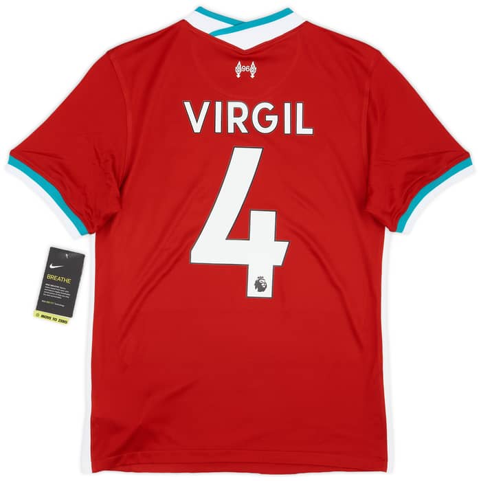 2020-21 Liverpool Home Shirt Virgil #4 (S)