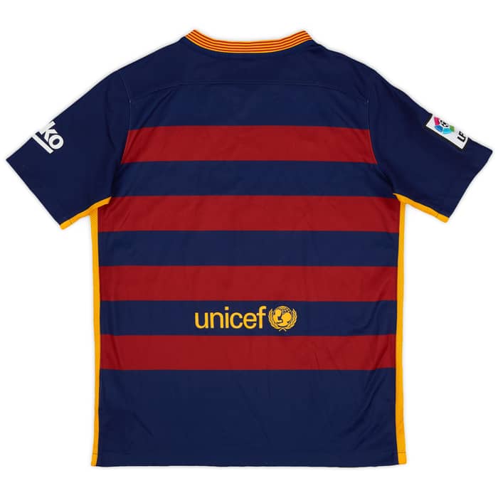 2015-16 Barcelona Home Shirt - 8/10 - (XL.Boys)