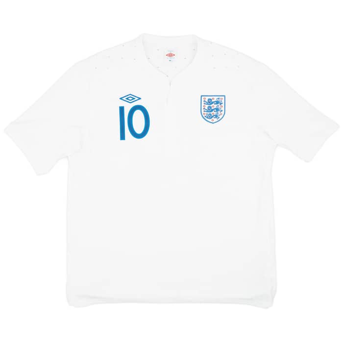 2010-11 England Home Shirt Rooney #10 - 8/10 - (XXL)