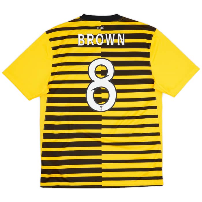 2011-12 Celtic Third Shirt Brown #8 (M)