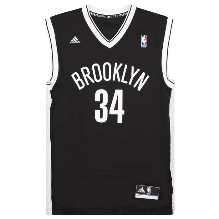 2013-14 Brooklyn Nets Pierce #34 adidas Jersey (Away) S