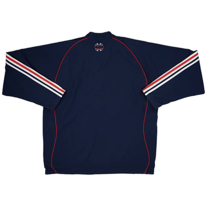 2007-08 France adidas Reversible 1/4 Zip Fleece Jacket - 8/10 - (XL)
