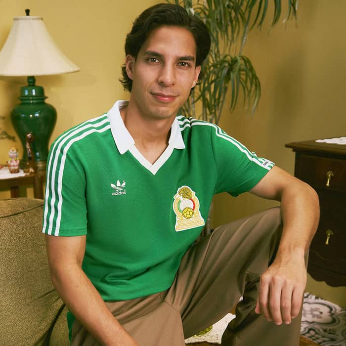 1986 Mexico adidas Originals Reissue Home Shirt #9