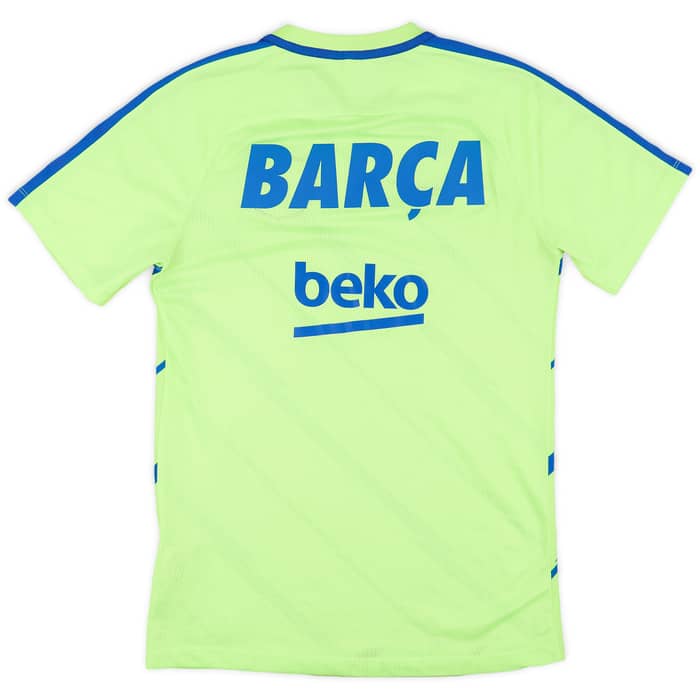 2017-18 Barcelona Nike Training Shirt - 8/10 - (S)