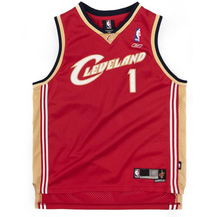 2004 Cleveland Cavaliers Boozer #1 Reebok Swingman Jersey (Away) Y