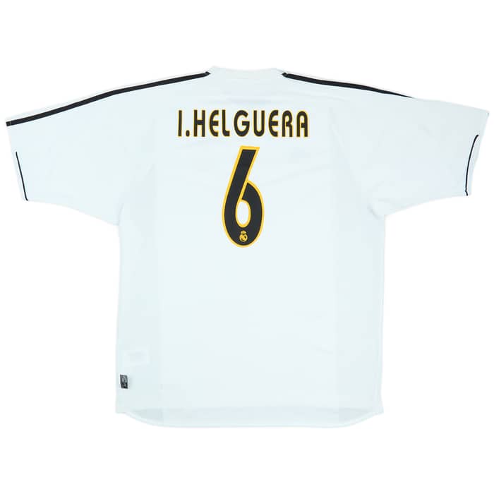 2003-04 Real Madrid Home Shirt I. Helguera #6 - 5/10 - (XL)