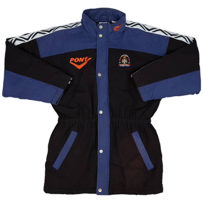 1995-96 Luton Pony Padded Bench Coat - 9/10 - (M)