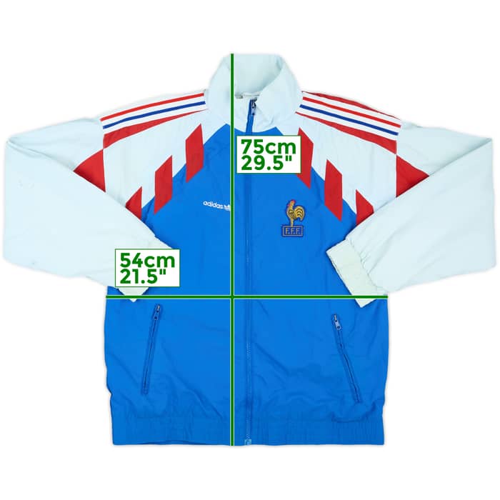 1990-92 France adidas Track Jacket - 6/10 - (S/M)