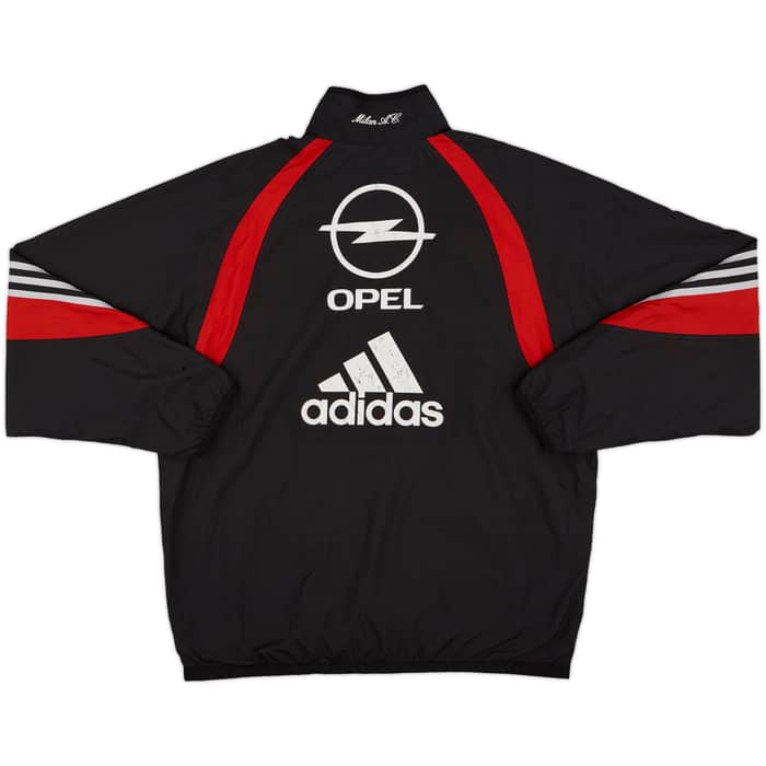 2003-04 AC Milan adidas Reversible 1/4 Zip Drill Top - 6/10 - (M/L)
