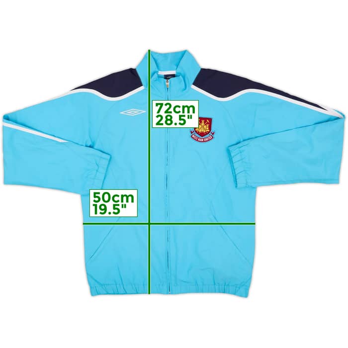 2008-09 West Ham Umbro Track Jacket - 8/10 - (S)