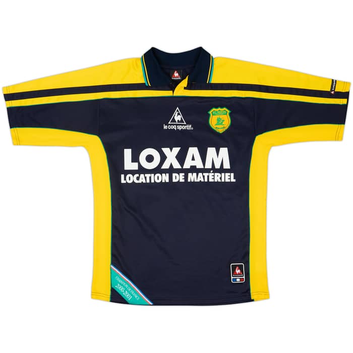 2000-02 Nantes Away Shirt & Shorts Vahirua #19 - 9/10 - (L)