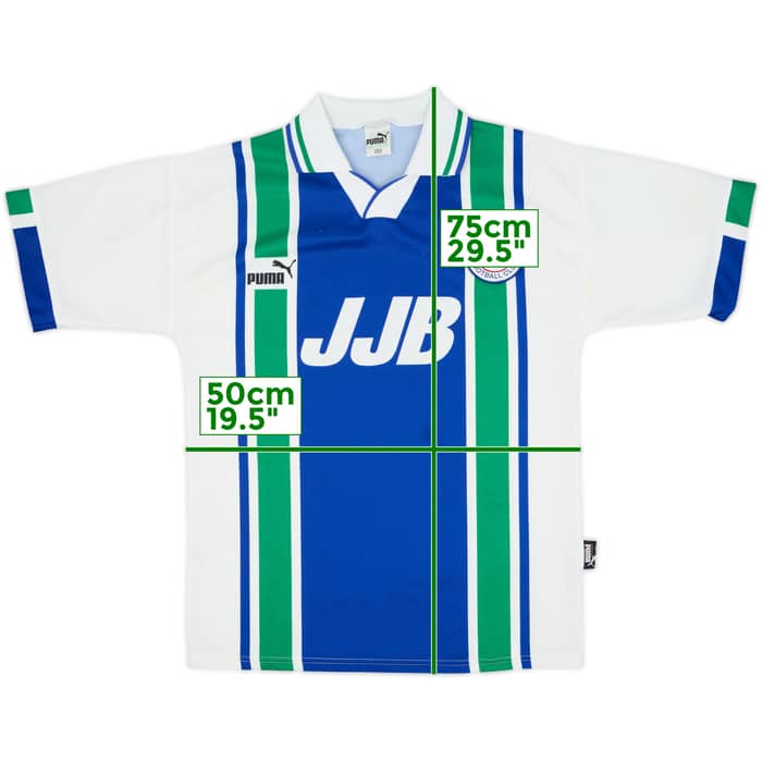 Camiseta de local del Wigan 1995-98 - 9/10 - (M)
