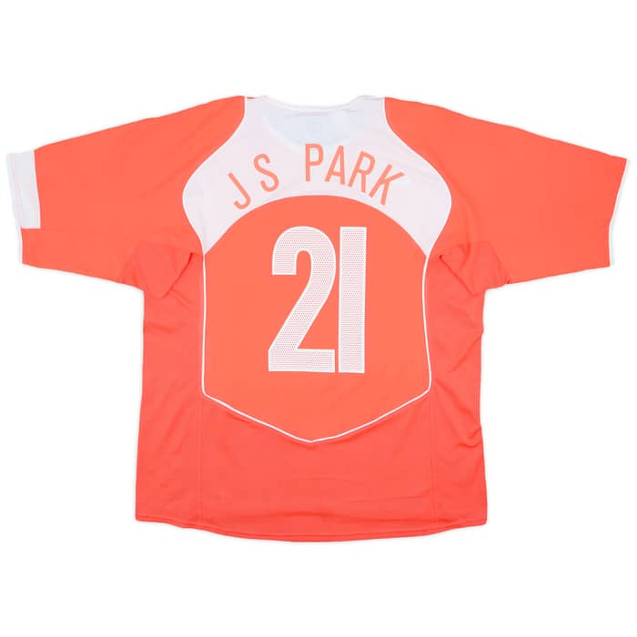 2004-06 South Korea Home Shirt J.S.Park #21 - 6/10 - (S)