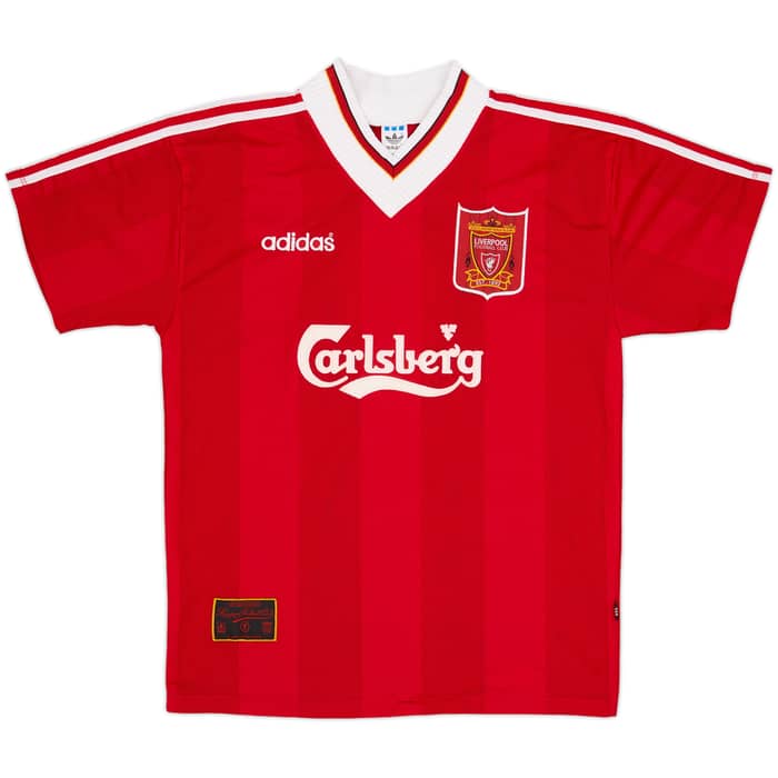 1995-96 Liverpool Home Shirt Collymore #8 - 7/10 - (L)