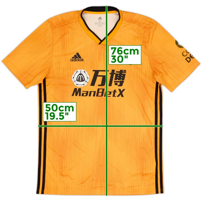 2019-20 Wolves Home Shirt - 4/10 - (M)