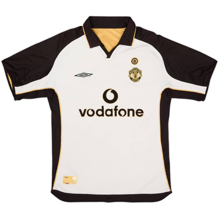 2001-02 Manchester United Centenary Away/Third Shirt Beckham #7 - 5/10 - (L)