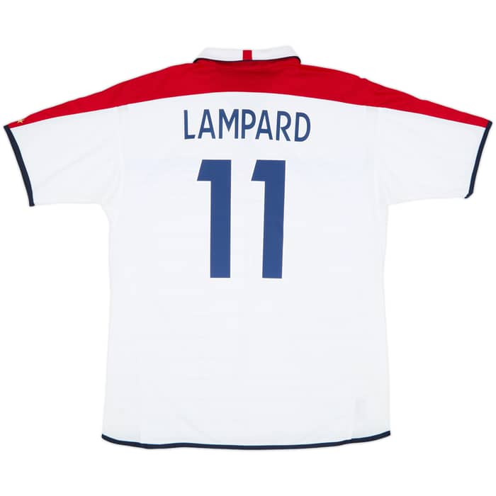 2003-05 England Home Shirt Lampard #11 - 5/10 - (XL)