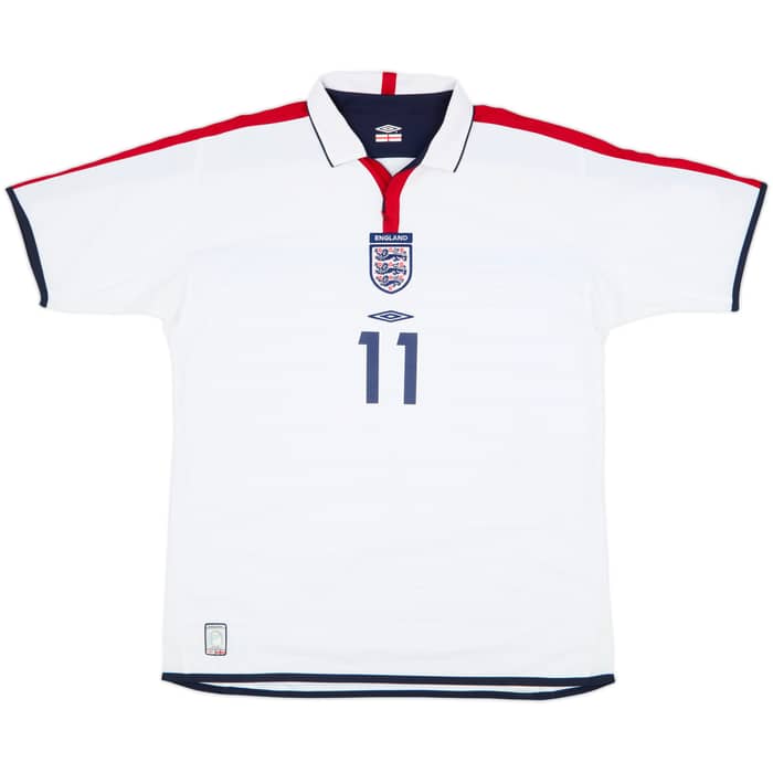 2003-05 England Home Shirt Lampard #11 - 5/10 - (XL)