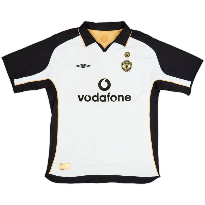 2001-02 Manchester United Centenary Away/Third Shirt Beckham #7 - 5/10 - (L)