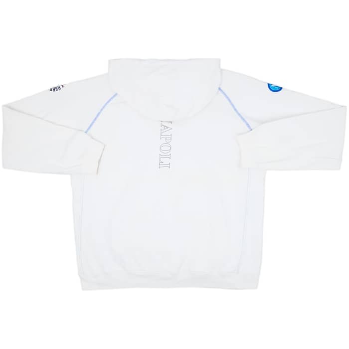 2009-10 Napoli Macron Hooded Sweat Top - 5/10 - (3XL)
