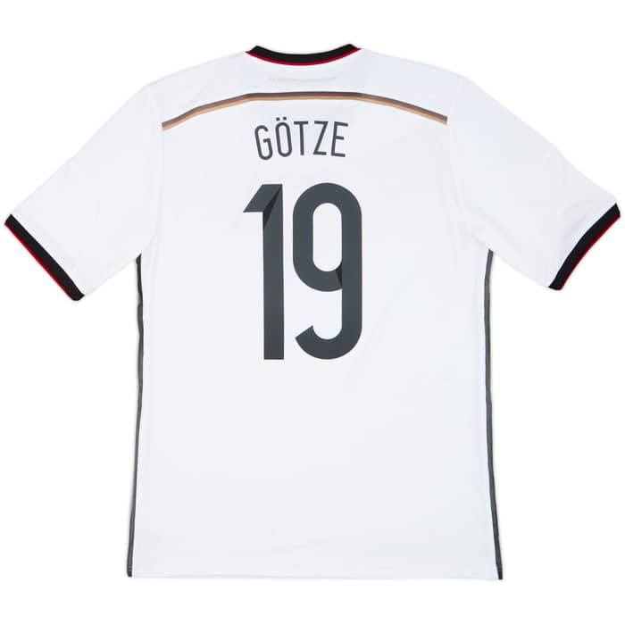 2014-15 Germany Home Shirt Gotze #19 - 6/10 - (S)