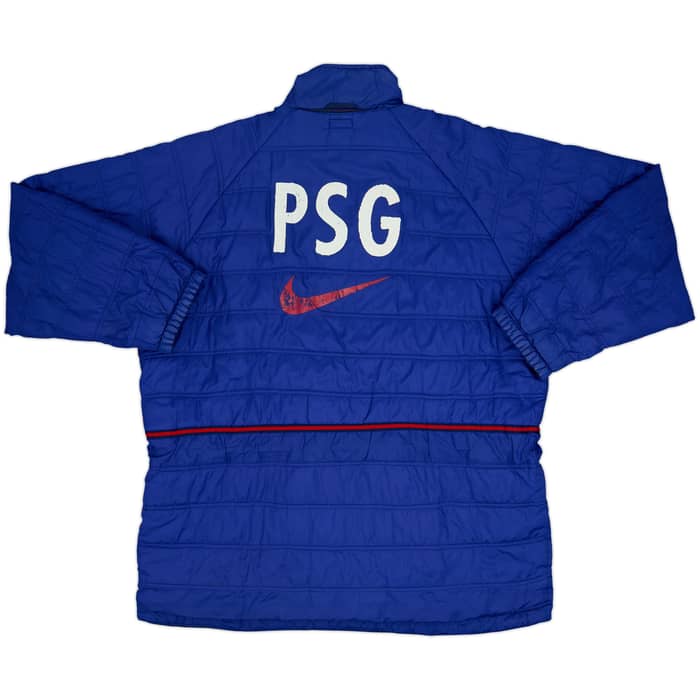 1998-99 Paris Saint-Germain Nike Reversible Padded Bench Coat - 6/10 - (XL)