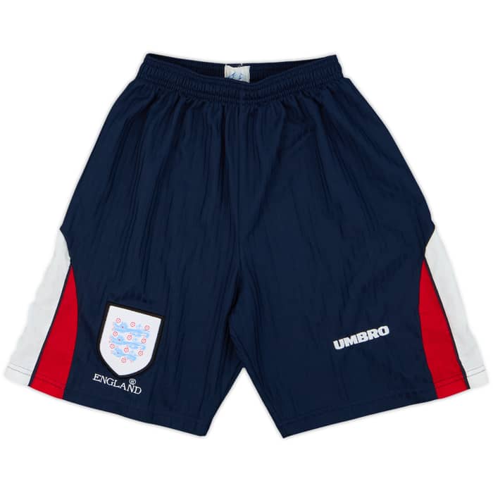 1997-99 England Home Shirt & Shorts - 8/10 - (L.Boys)