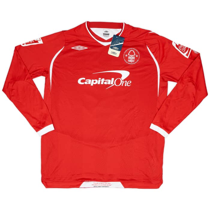 2008-09 Nottingham Forest Match Issue Home Shirt Cole #18