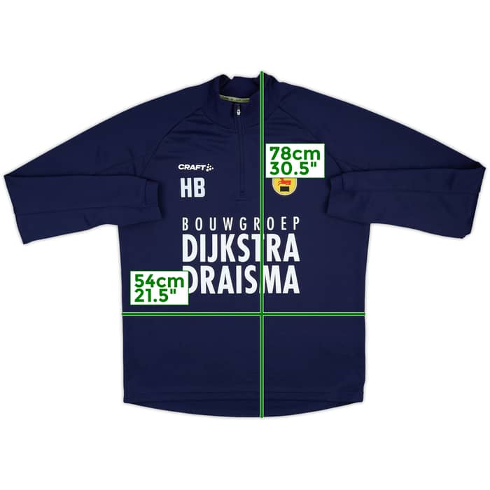 2019-20 SC Cambuur Staff Issue Craft Training Top HB - 8/10 - (L)