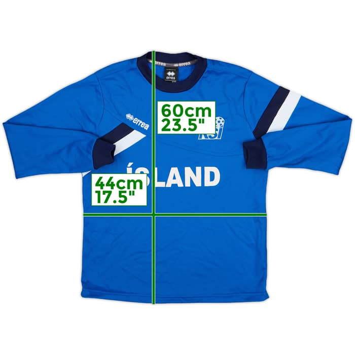 2013-14 Iceland Errea Sweat Top - 8/10 - (XXS)