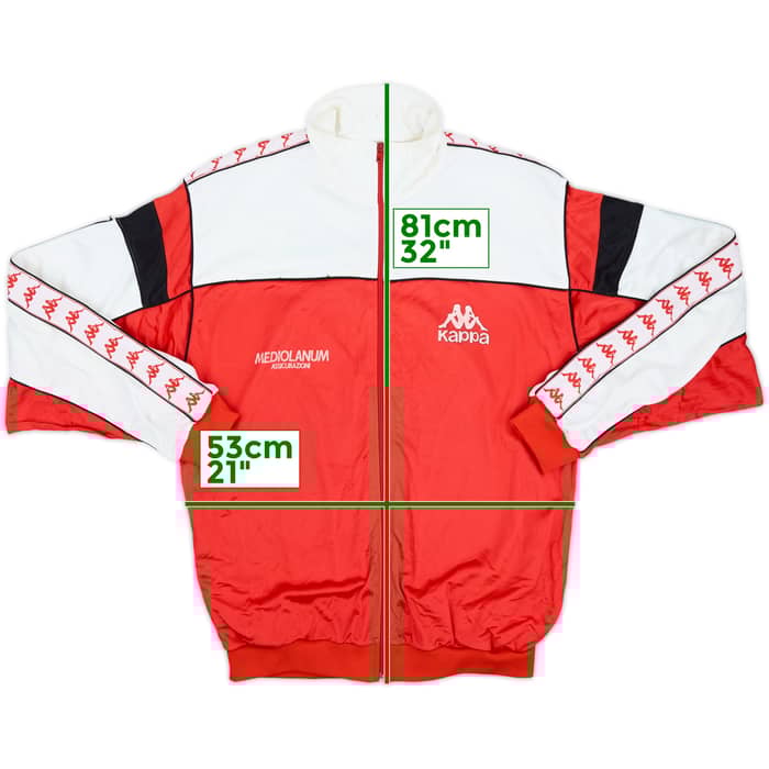 1988-90 AC Milan Kappa Track Jacket - 6/10 - (XL)