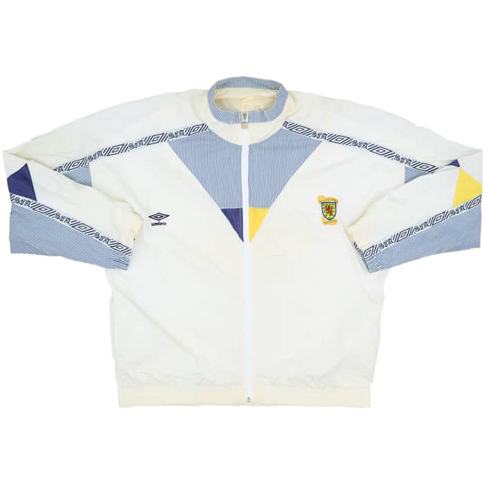 1990-92 Scotland Umbro Track Jacket - 8/10 - (M)