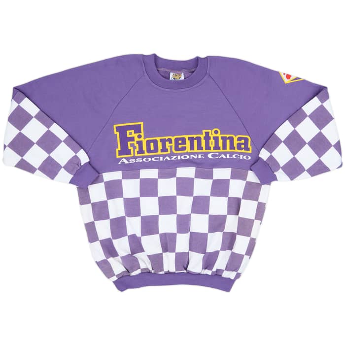 1990-91 Fiorentina Le Felpe Dei Grandi Club Sweat Top - 8/10 - (L)