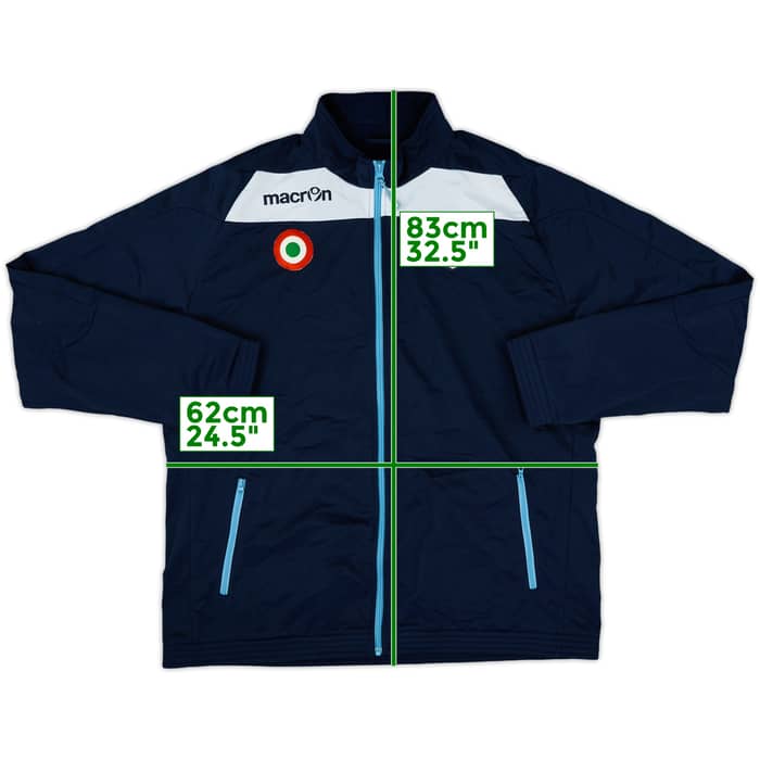 2014-15 Lazio Macron Track Jacket - 8/10 - (3XL)