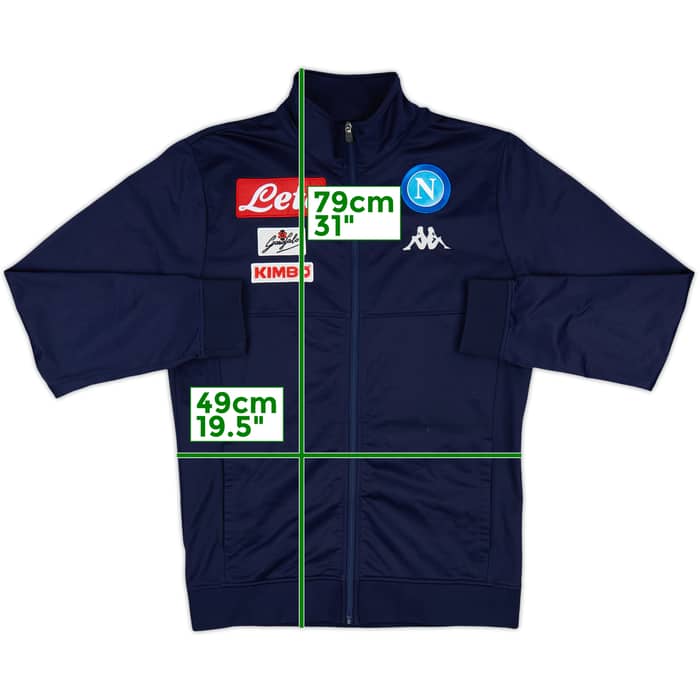2015-16 Napoli Macron Track Jacket - 8/10 - (L)