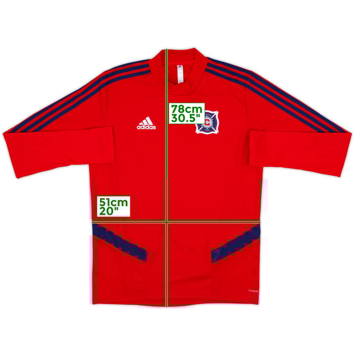 2018 Chicago Fire adidas Sweat Top - 9/10 - (M)