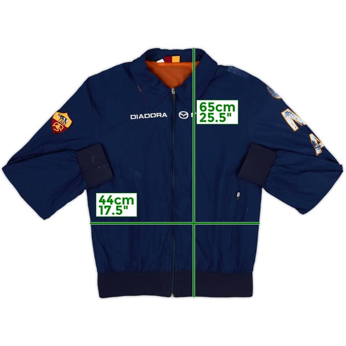 2005-06 Roma Diadora Track Jacket - 4/10 - (S)