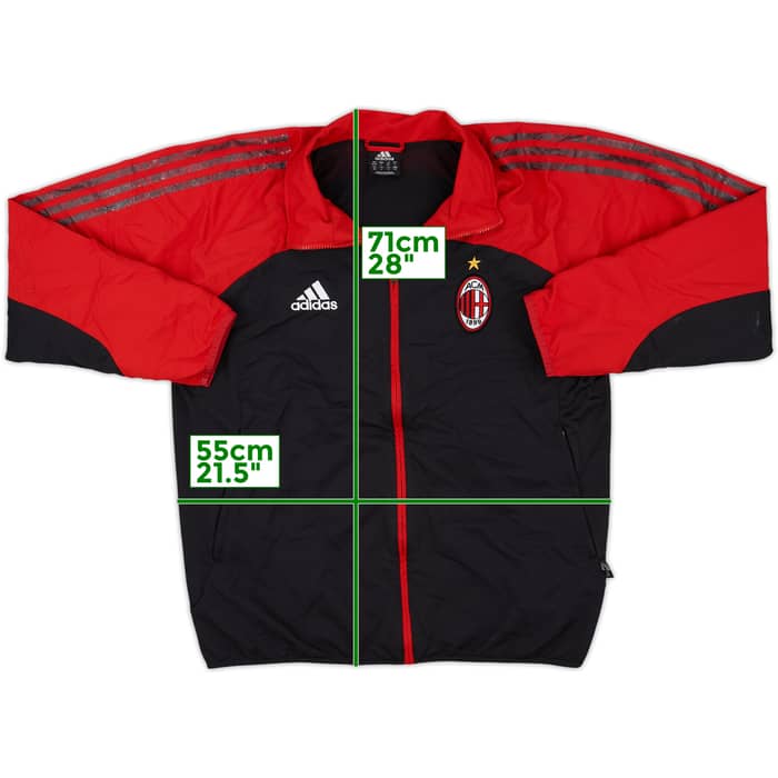 2002-03 AC Milan adidas Track Jacket - 6/10 - (S)
